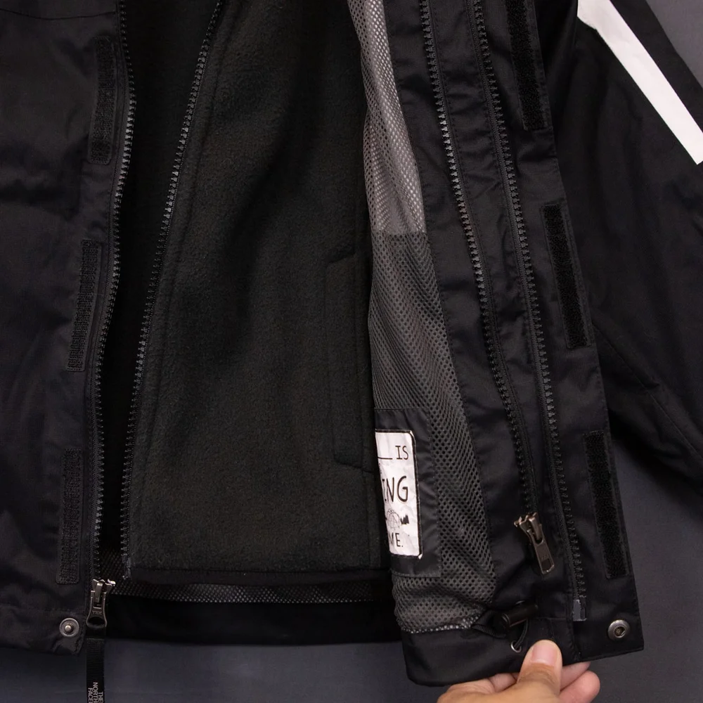 Boys The North Face Nimbo Triclimate black 3n1 jacket-XS